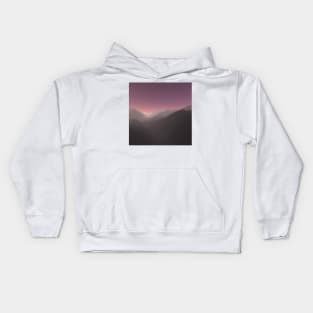 Sunset Mountain Kids Hoodie